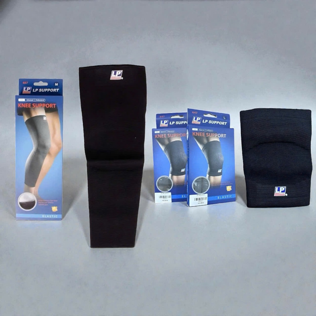 Bó Gối Thể Thao Dài Ngắn LP - Phụ Kiện Bóng Chuyền Cao Cấp Giảm Chấn Thương Bảo Vệ Dây Chằng Gối