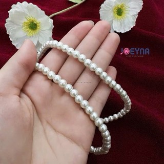  VÒNG CỔ ĐÍNH HẠT NGỌC TRAI THỦ CÔNG THANH LỊCH SANG TRỌNG MÀU 