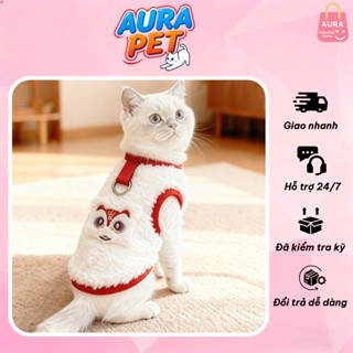 Áo thú cưng giữ ấm chống rụng lông cho chó mèo - Áo len dày mùa đông, kiểu dáng dễ thương