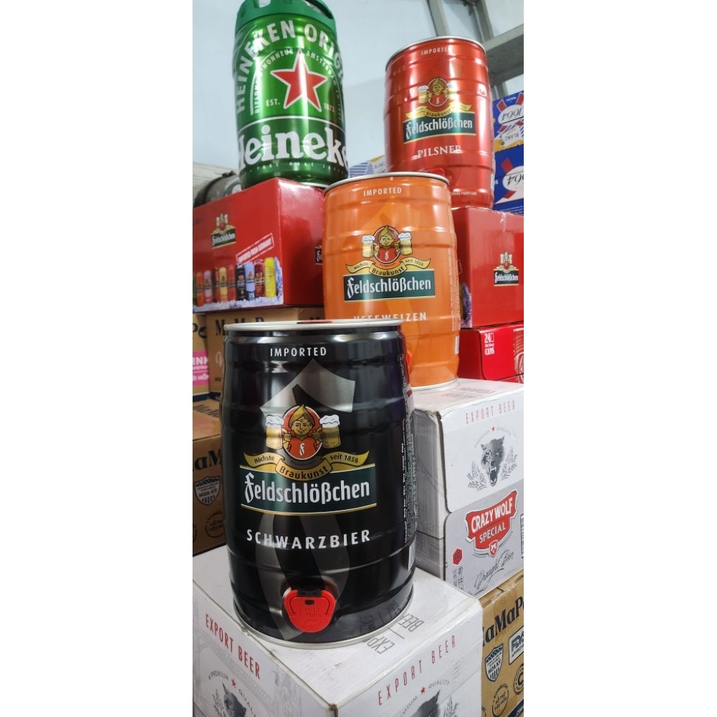 Bom bia Feldschlößchen nhập khẩu Đức 5 lít