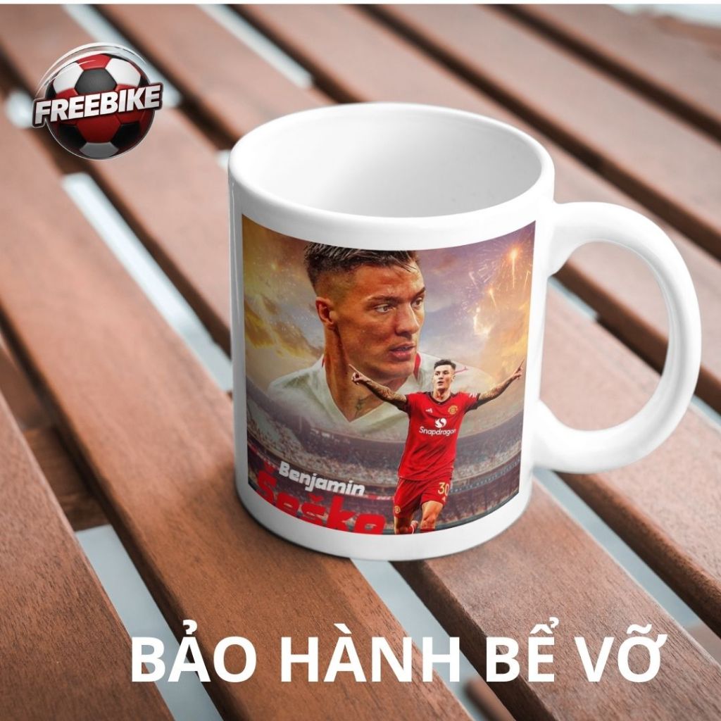 CỐC SỨ LY SỨ QUÀ TẶNG CAO CẤP IN HÌNH BENJAMIN SESKO