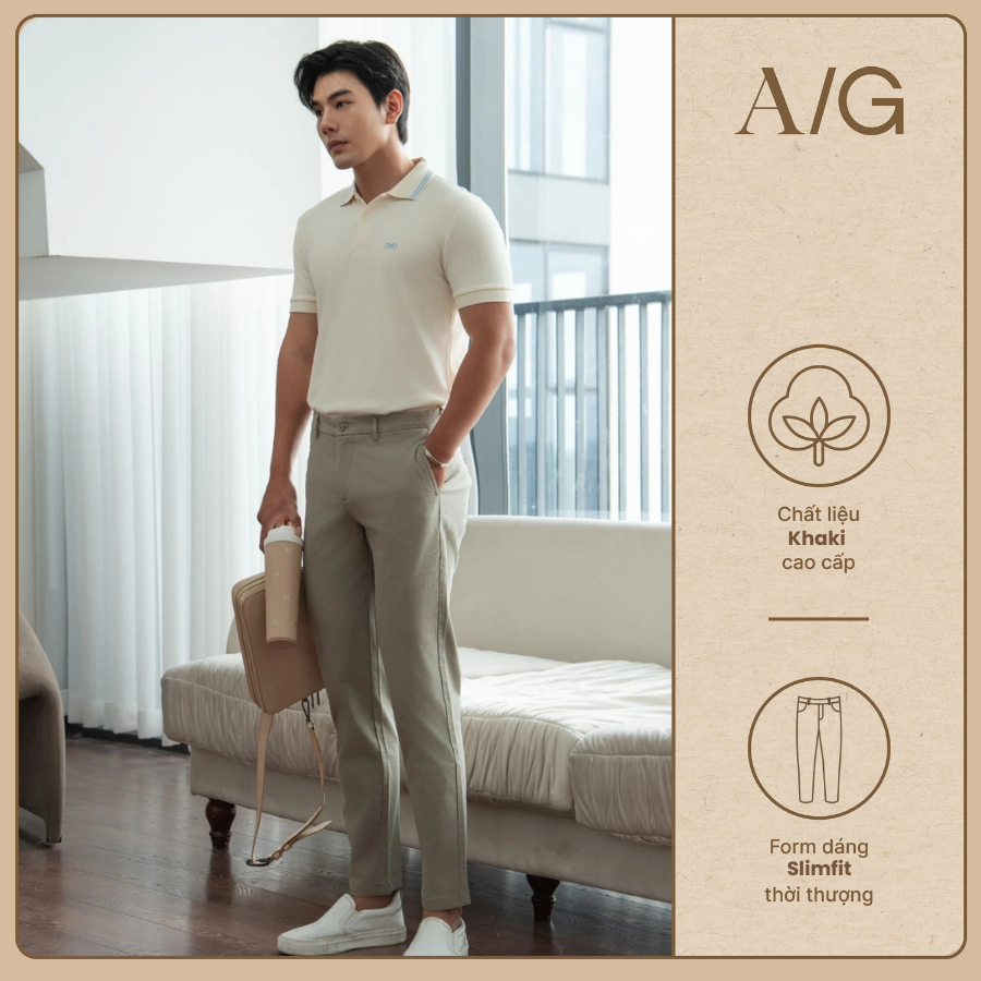 AG105 Quần Khaki Americus Gosani Trơn Nhiều Màu