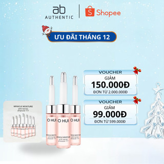  Combo 10 Gói sample Tinh chất cấp ẩm 777 chống lão hóa Ohui Miracle Moisture Ampoule - AB Authentic 