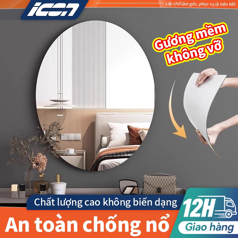 Gương dán tường acrylic ICON siêu mỏng - Chống vỡ, không cần khoan - Trang trí…