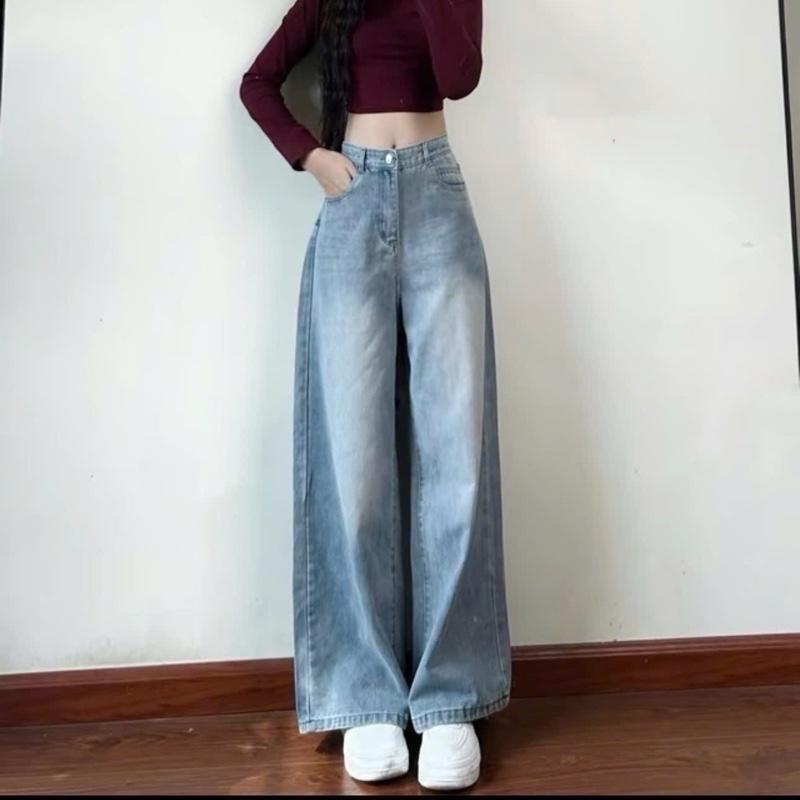 [50-100kg] QUẦN SUÔNG JEAN BIGSIZE CHẤT JEAN MỀM KHÔNG DÃN, LƯNG CAO TÔN DÁNG CHO NỮ ĐẬU BIGSIZE ( Q539 Q540 Q547 Q527) | BigBuy360 - bigbuy360.vn