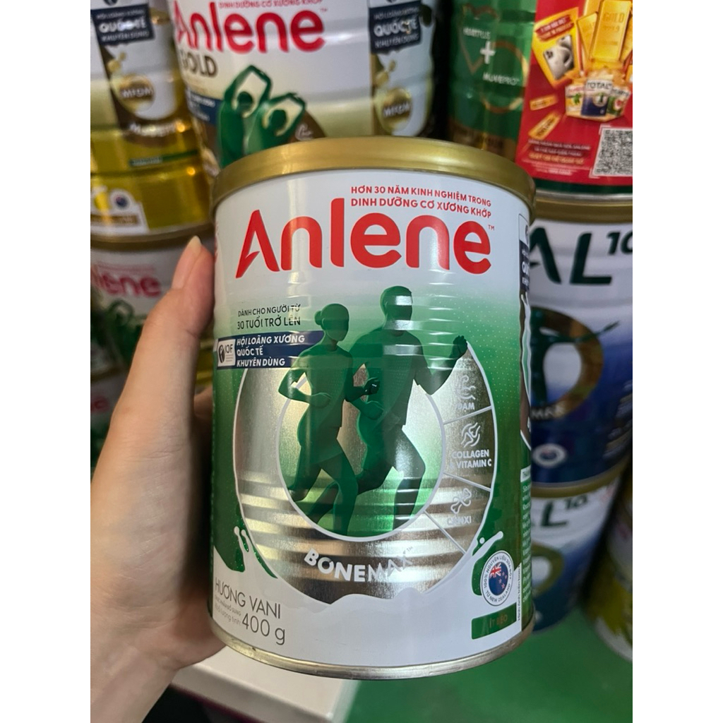 Date 2.2027 - Sữa bột Anlene 400g hương vani - chính hãng
