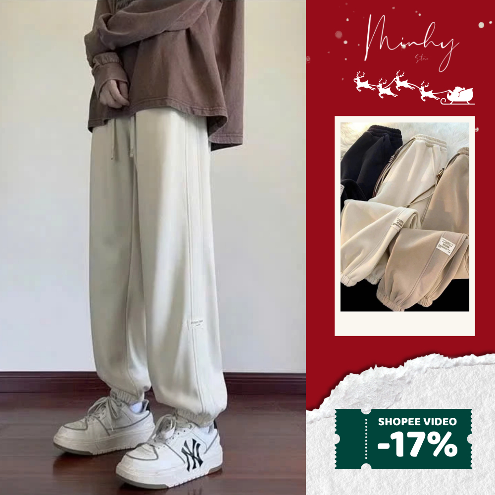 [GIÁ MỞ BÁN GIẢM 15K] Quần Jogger Nam Nữ Nỉ Hai Da Cao Cấp Thu Đông Quần Dài Bo Gấu Quần Unisex