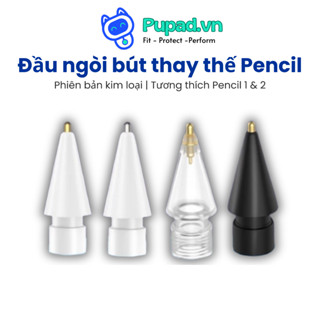 Đầu Ngòi Bút Cảm Ứng Thay Thế PUPAD, Tương Thích Pencil 1&2, Cảm Giác Viết Vẽ Mượt Mà - A01