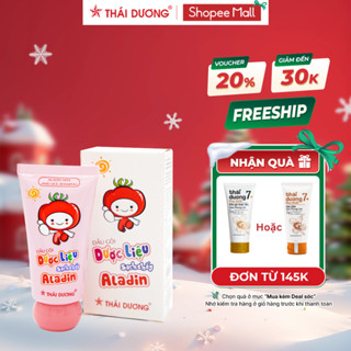 Dầu gội Dược liệu Sạch chấy ALADIN (Hộp 1 tube 30g) Sao Thái Dương