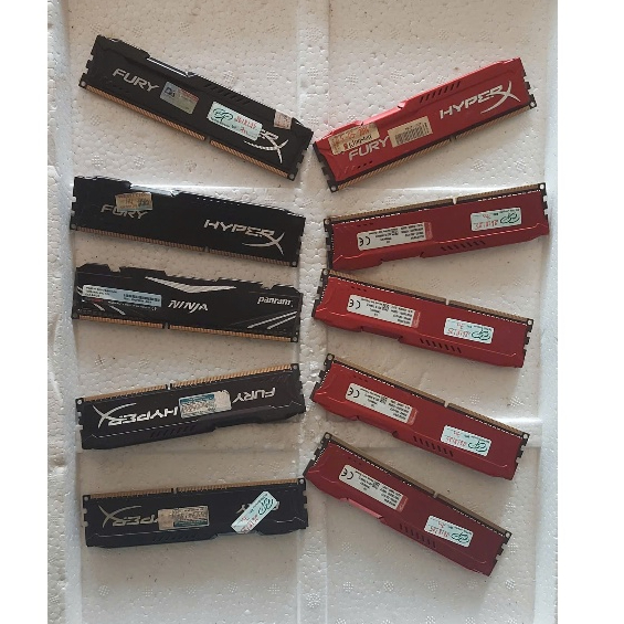 RAM PC DDR3 4GB Bus 1600 – PC3-12800U, Hàng Tháo Máy Chính Hãng, Đã Test, Giá Tốt KINGSTON Tản Nhiệt