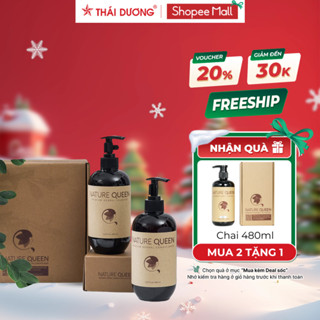   Mua 2 tặng 1  Mua 2 chai Dầu gội Nature Queen hoặc Bộ gội xả Nature Queen 480ml  500 tặng 1 chai Nature Queen full size 