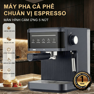 Máy Pha Cà Phê Tự Động Espresso Tạo Bọt Sữa Cho Gia Đình Văn Phòng Công Sở, Máy Pha Coffee Mini 20 Bar Hiện Đại