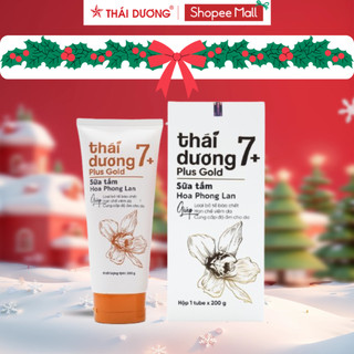  Sữa tắm Thái Dương 7 Plus Gold Hoa Phong Lan  Hộp 1 tube 200g  