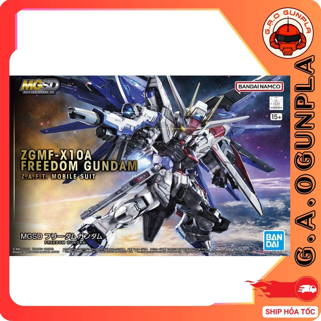 Mô hình lắp ráp Gundam Bandai MASTER GRADE SD FREEDOM GUNDAM