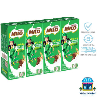 Thùng 48 hộp sữa lúa mạch Nestlé MILO x 180ml