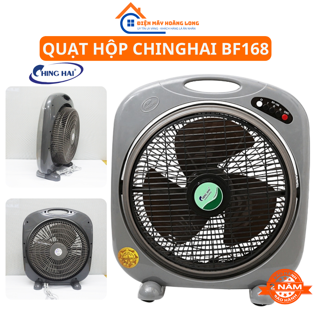 Quạt Hộp Tản Gió Chinghai BF1688/BF168 Chính Hãng Làm Mát Nhanh, Tiết Kiệm Điện