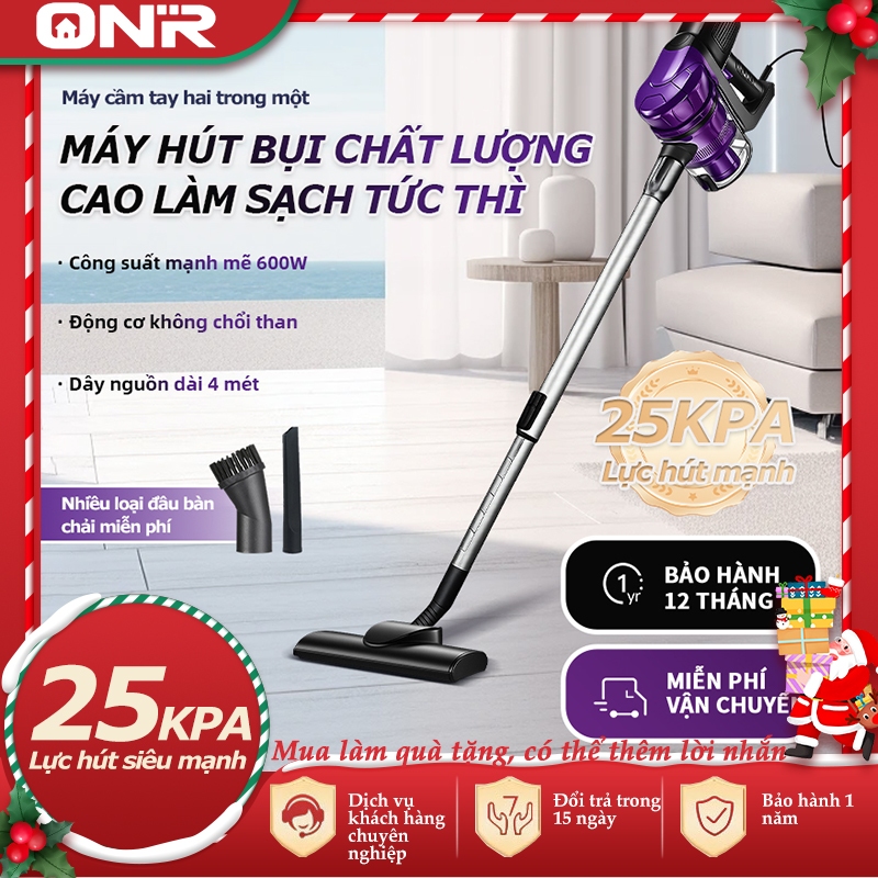 Máy Hút Bụi Cầm Tay Đa Năng, ONR, Lực Hút 25000PA, Máy Hút Bụi 3 In 1, Ống Nhôm Có Thể Co Giãn