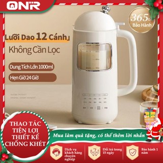 ​​ONR-Máy Làm Sữa Hạt Đa Năng 1000ml, Ấm Pha Trà Hoa, 10 Chức Năng Xay Nấu Tiện Lợi, BH 12 tháng