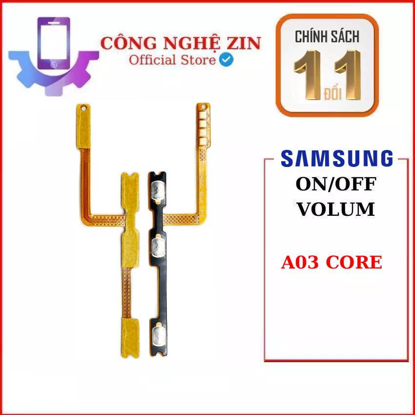 Dây Nút Nguồn ON/OFF + Âm Lượng VOLUM Samsung A03 CORE / A03 Core