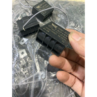 10 tụ quạt 2,5MF/400v(450v) [Dây xám tai bắt ốc]
