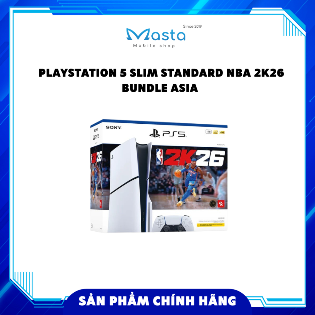 Máy chơi game Sony Playstation 5 Slim Standard NBA 2K26 Bundle ASIA