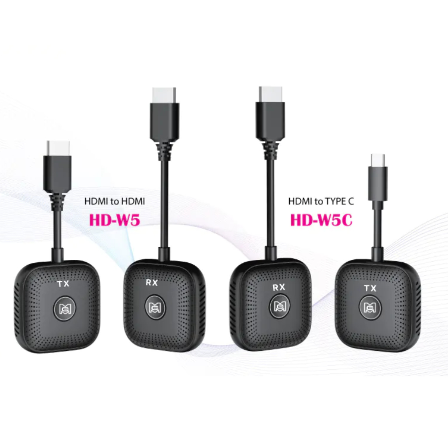Bộ Thu Phát HDMI HD-W5 Không Dây Cao Cấp từ Morgan Sound | HDMI To HDMI | HDMI To Type C