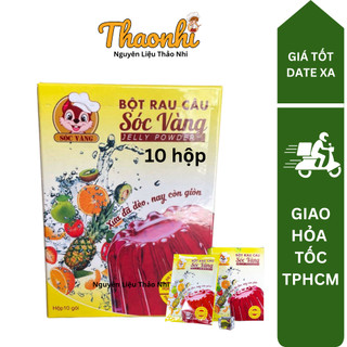 Combo 10 Hộp Bột Rau Câu Sóc Vàng