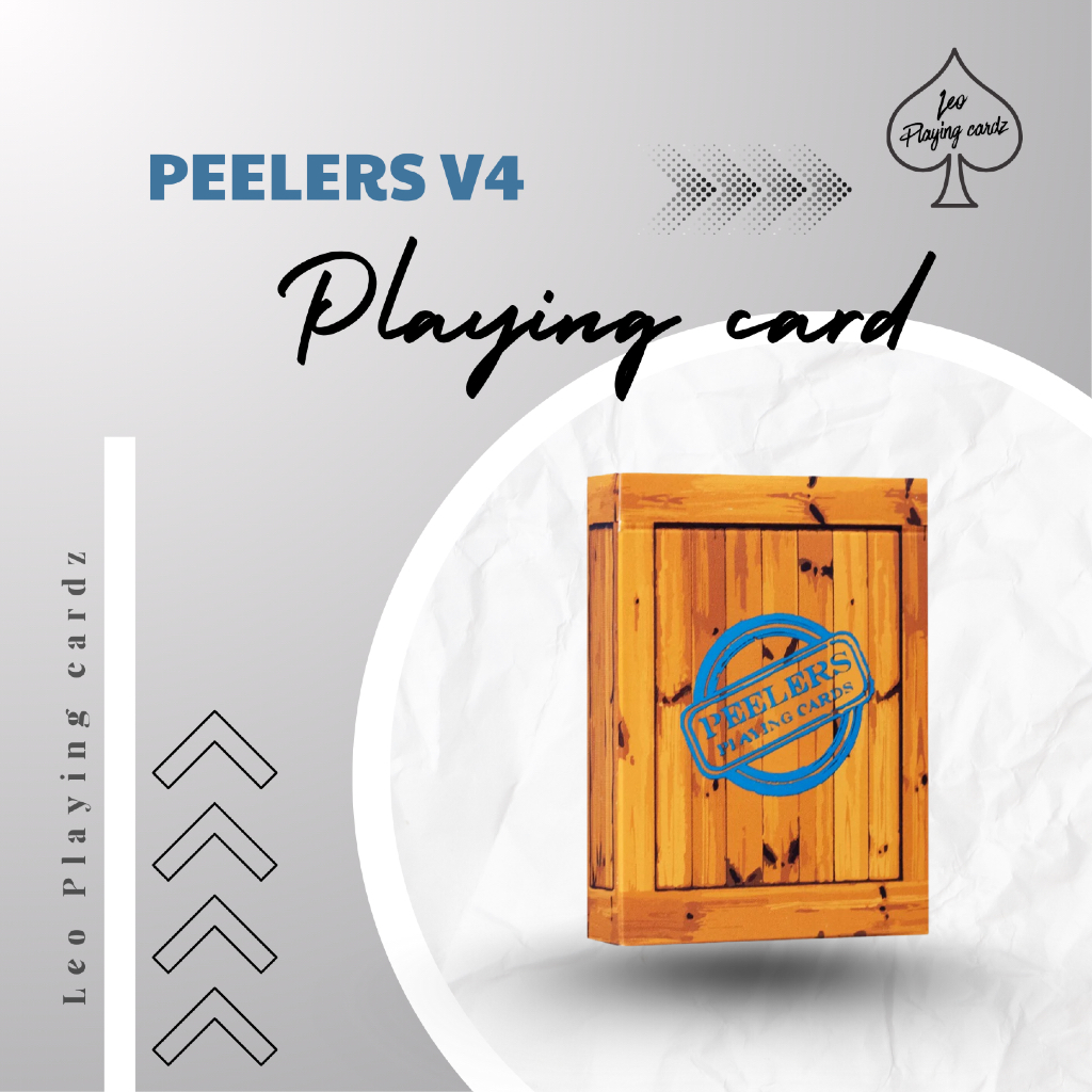 Bộ bài tây, ảo thuật, sưu tầm, cardistry PEELERS V4 by OPC