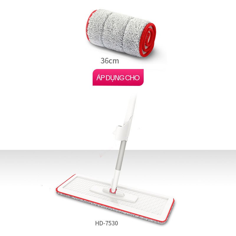Bông Lau Nhà Thay Thế 36x11cm, Dùng Cho Cây Lau Nhà OKwife HD-7530