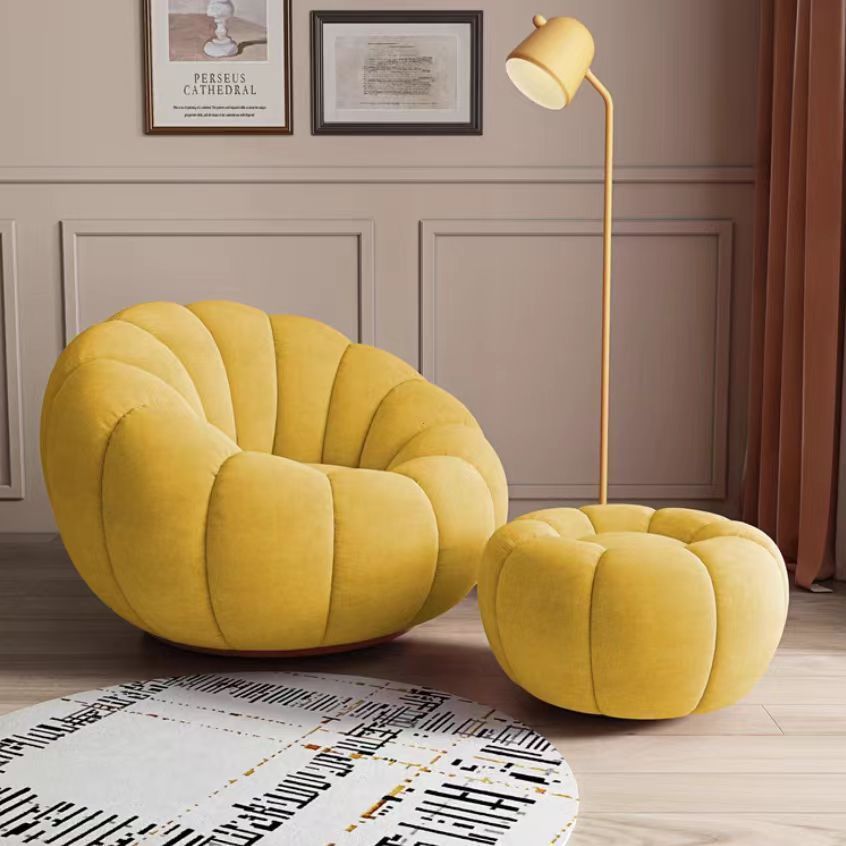 ghế lười kiểu dáng sofa lười hình dáng đám mây ngộ nghĩnh đáng yêu tặng kèm bàn đạp