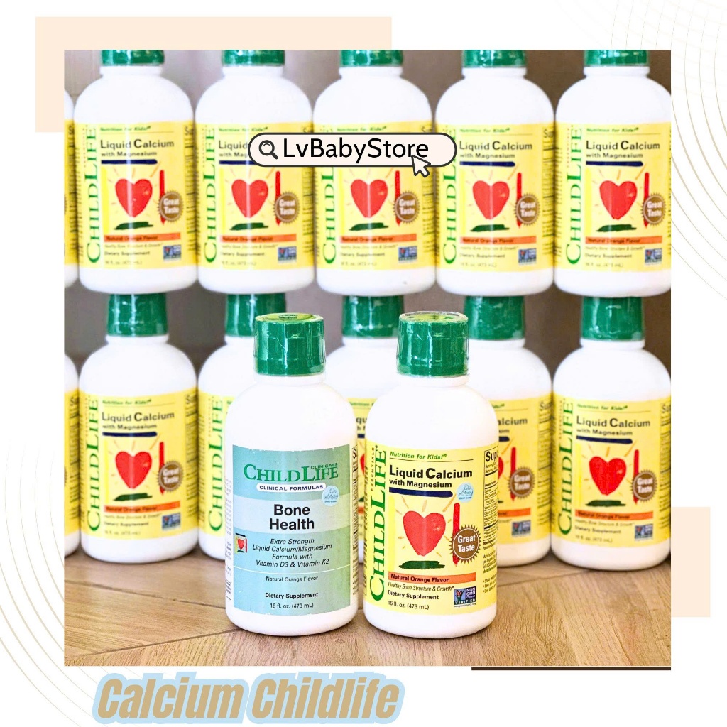 Canxi nước Childlife cho bé từ 6m+