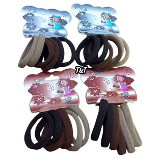 Túi 12-24 dây thun cột tóc đen mịn