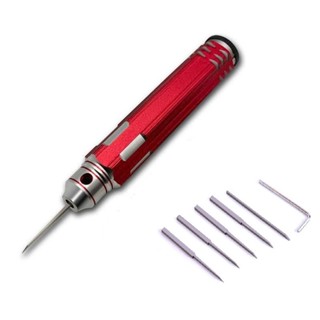 Dao kẻ lằn chìm MS012  5 lưỡi 0,2 / 0,4 / 0,6 / 0,8 / 1,0 mm cho mô hình (Bộ 5 Mũi Chisel)