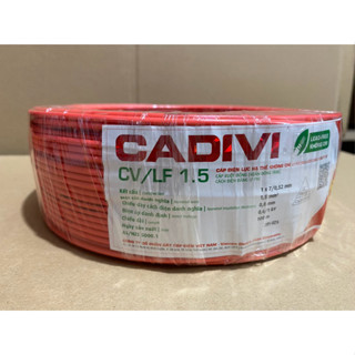  Cadivi dây điện Cadivi 1.5 đơn 7 sợi cv1.5 cuộn 100 mét 