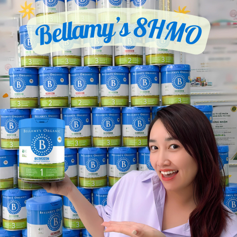 Sữa hữu cơ Bellamy's Organic 8HMO Class - 800g/ FULL SỐ 1,2,3,4. NHẬP KHẨU CÓ TEM PHỤ