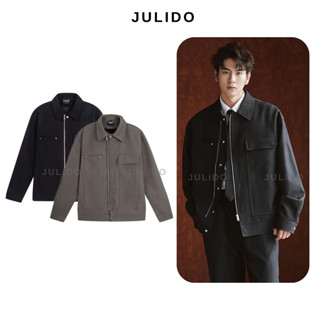  Áo khoác dạ JULIDO chất liệu dạ ép khóa zip cao cấp Jacket 