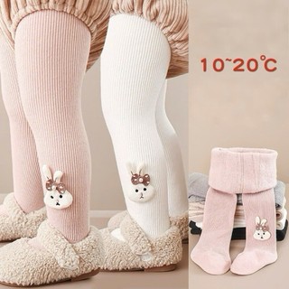 Sulie House- Quần legging gân tăm, quần len lót lông cho bé gái – Quần tất có bàn mặc váy mùa đông