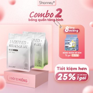  Combo 2 gói băng vệ sinh quần tinh chất tơ tằm STS Shanney ép xung không chun tiện lợi  siêu thấm hút Size L-XL 