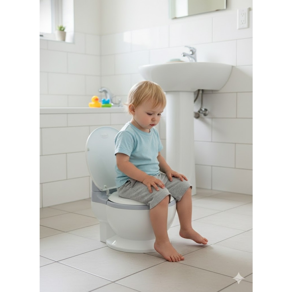 bô đi vệ sinh cho bé mô phỏng toilet người lớn Hokori nhựa Việt Nhật 5457, Toilet cho bé, bồn cầu mi