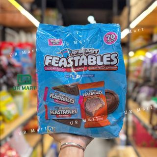  Kẹo Socola Mrbeast Frestables Mix Pack Mỹ 70 thanh mini Club Snack-Size Variety Pack 