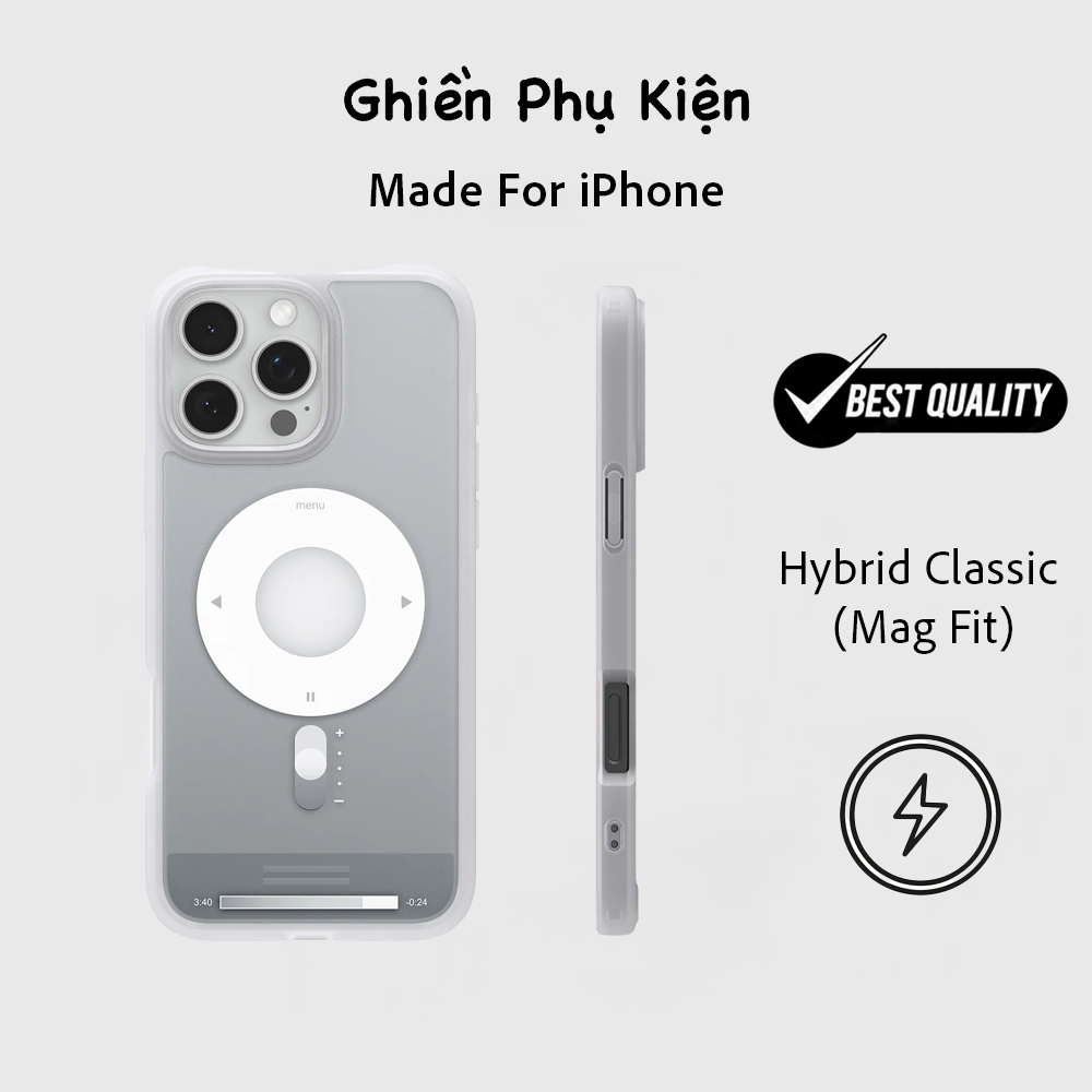 Ốp Lưng Ultra Hybrid Classic Magfit For iPhone 16 Pro 16 Pro Max
