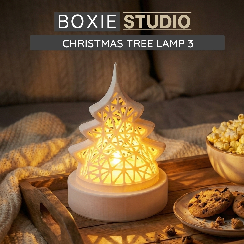 Đèn Trang Trí Giáng Sinh - Christmas Tree Lamp 3 - Đèn Led Mini Decor Noel In 3D - Boxie Studio