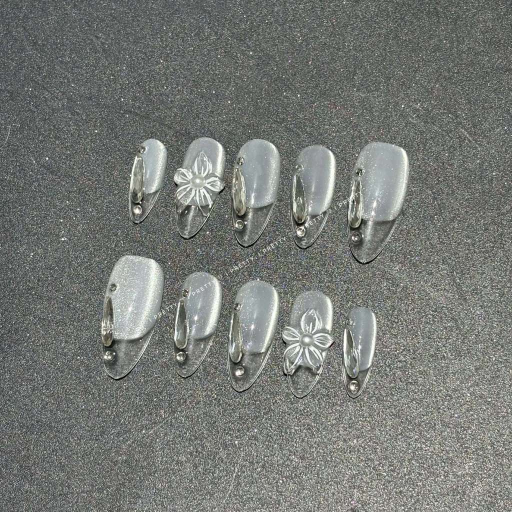 [H46] Nailbox thiết kế - Clean girl - Độ bóng cao