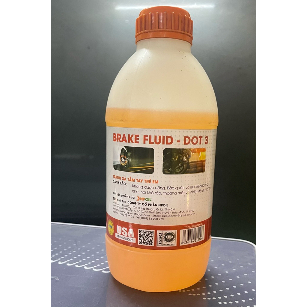 Dầu thắng NPOIL DOT 3 (dầu phanh)- 500ml (xuất được VAT)