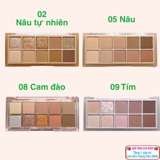   chính hãng  Bảng phấn mắt cao cấp 10 ô ROMAND Better Than Eye Palette 7,5g 