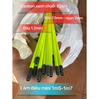 Cacbon làm diều mini, Bo Bo Thái dài 80cm, 85cm, 95cm, 110cm - nhiều màu sắc lựa chọn