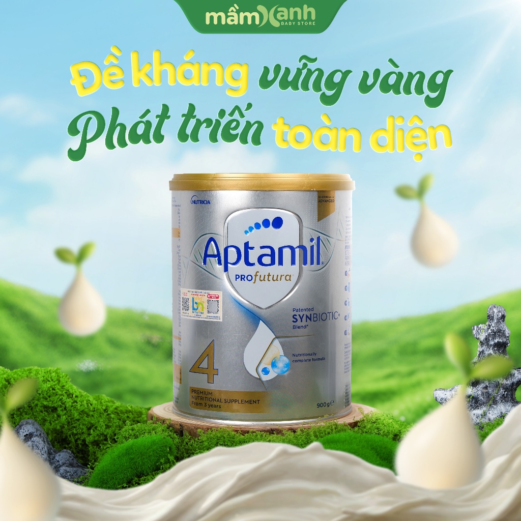 Sữa bột Aptamil Profutura Úc 900g - Số 4