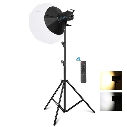 Bộ đèn bediro bd-400s kèm softbox cầu chân 2m