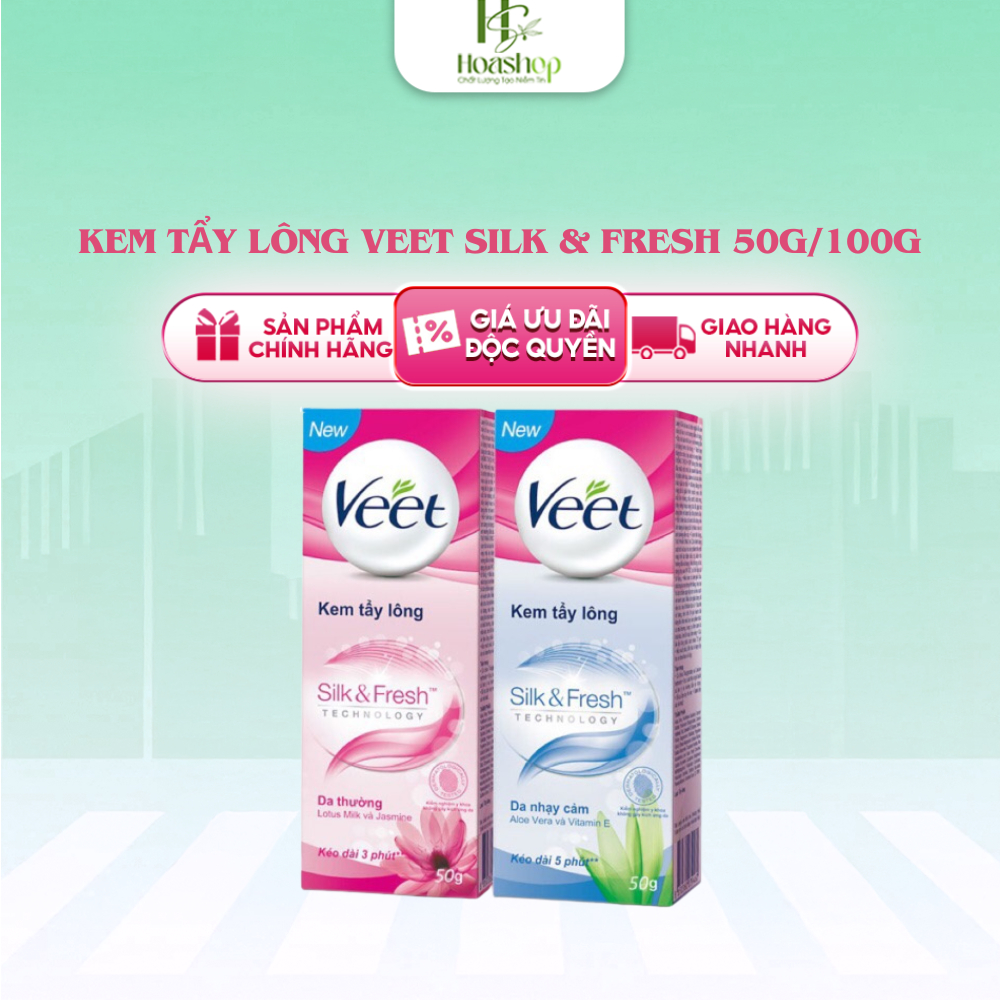 Kem Tẩy Lông Veet Silk & Fresh