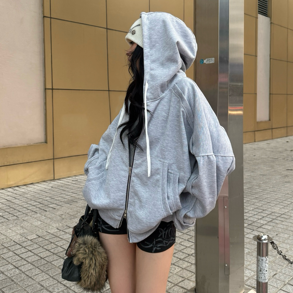 Áo khoác Hoodie zip có nón, thiết kế viền tay bo tinh tế basic vải nỉ PCG 2.0 Regods - PANEL ZIP | BigBuy360 - bigbuy360.vn